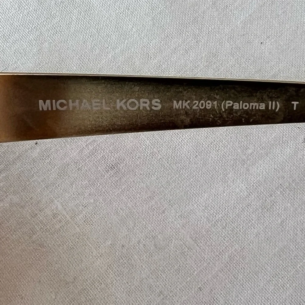 Michael Kors Paloma II Sunglasses, Tortoise Front, Gold and Tortoise Temples
